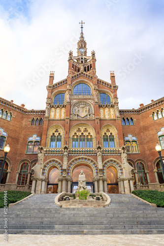 Hospital of the Holy Cross and Saint Paul by A. Gaudi, Barcelona