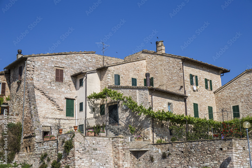 Spello. Medieval town in central Italy in Umbria