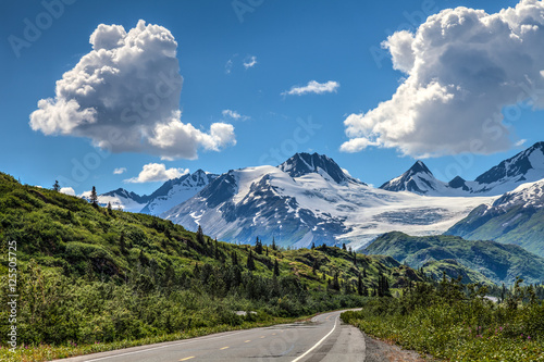 Richardson Highway between Edgerton Highway and Worthington glacier- Alaska There  are numerous beautiful views along this scenic highway.