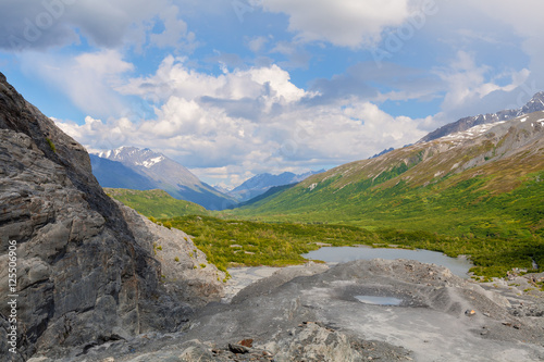 Worthington Glacier area- Richardson Highway- Alaska A hike in this spectacular and rugged area is well worth it.