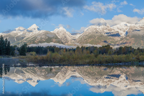 Snow Capped Teton Reflection