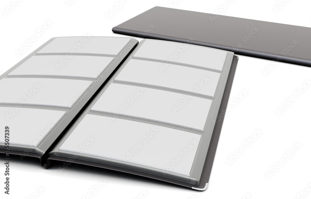 Card holder isolated on white background. 3d rendering Card holder isolated on white background. 3d rendering