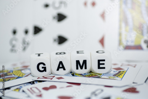 game, dice letters