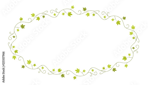 Frame with Leaves