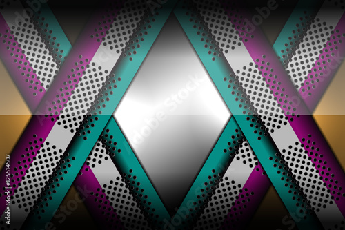 Wallpaper Mural luxury metallic backgrounds with colorful, Vector Illustration Torontodigital.ca