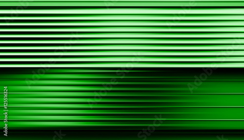 Horizontal motion blur green panel background