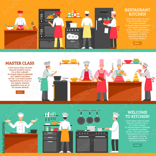 Cooking Master Class Horizontal Banners