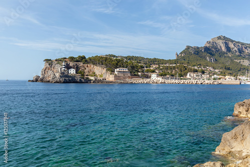 View of Mallorca coastline.