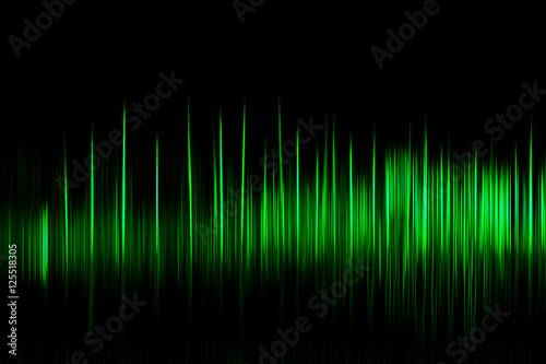 Vertical green motion blur osc background