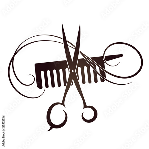 Barbershop symbol template icon