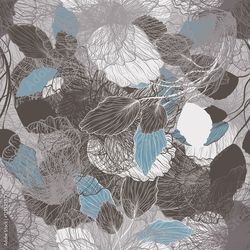 Seamless Abstract Floral Pattern