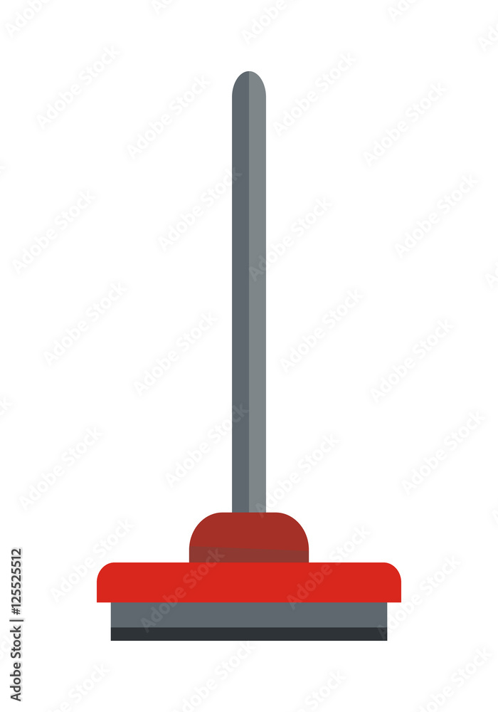 Wiper Vector Illustration in Flat Style Design  