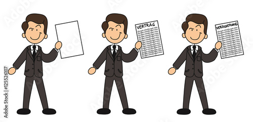 Gerissener Geschäftsmann