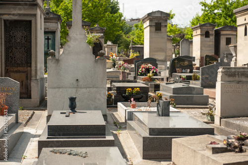 Εκτύπωση καμβά Graves on Montparnasse Cemetery