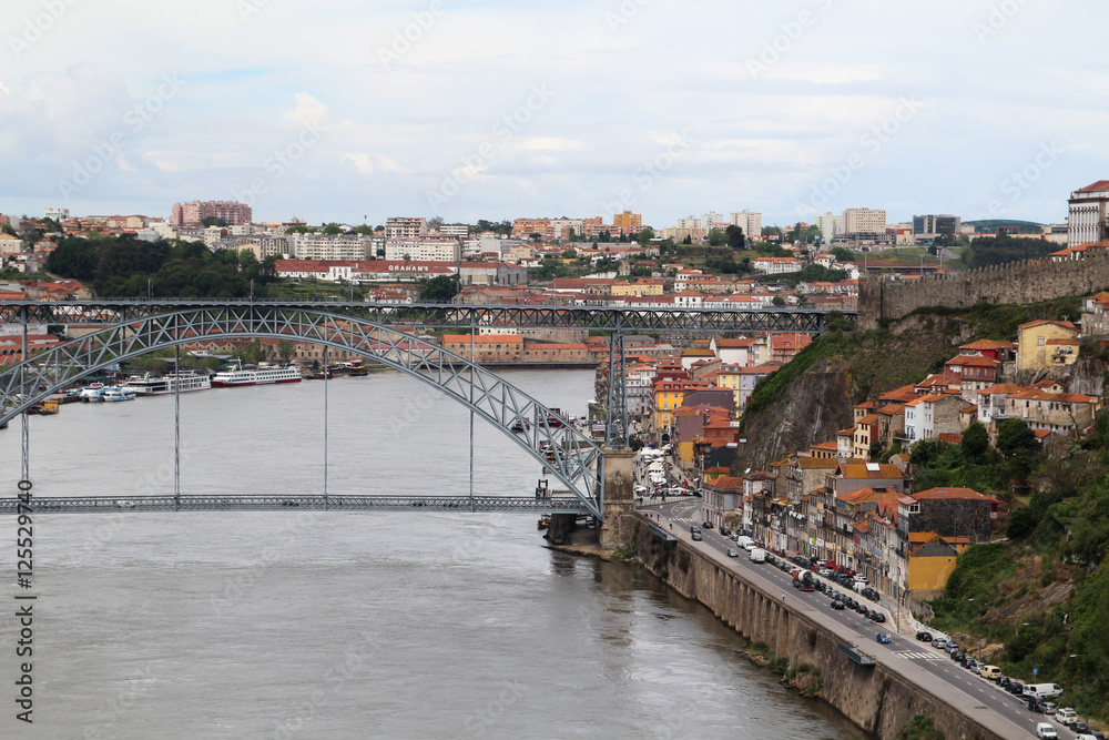 Panorama of Porto city, Portugal