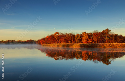 October morning on the river