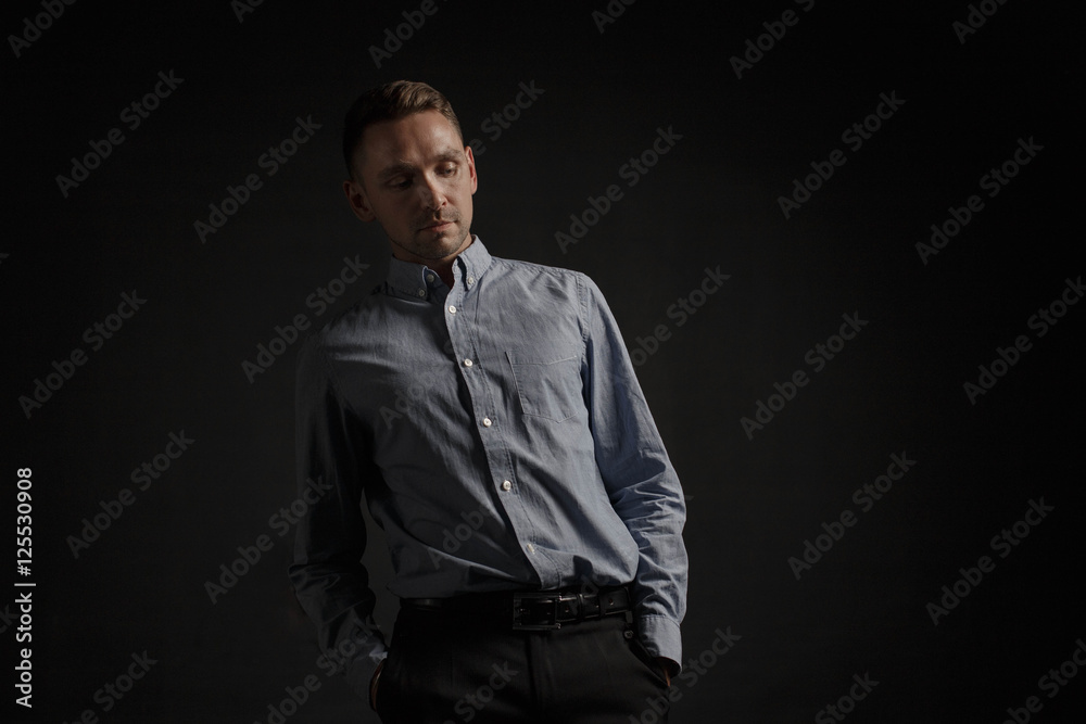 young man thinking about something young man thinking about something