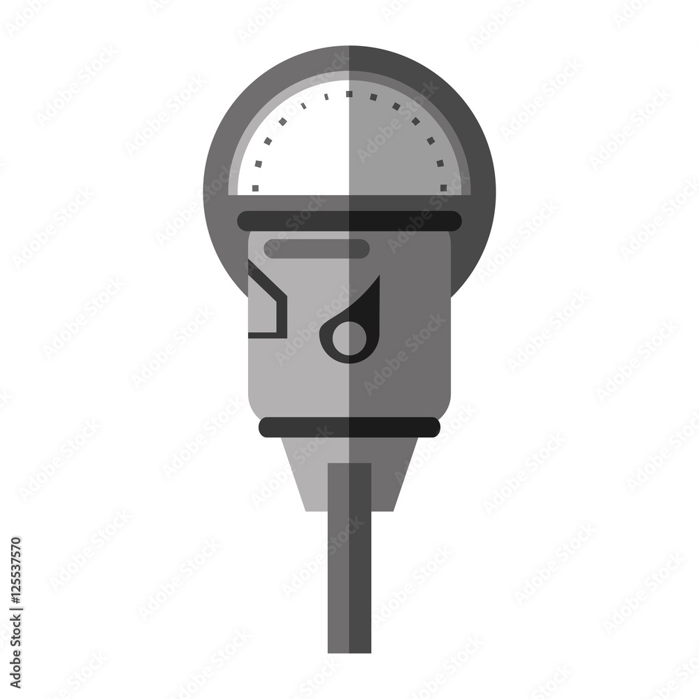 Parking meter icon. Park space road street rule and area theme. Isolated design. Vector illustration Parking meter icon. Park space road street rule and area theme. Isolated design. Vector illustration