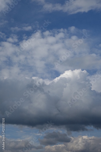 Clouds in the blue sky