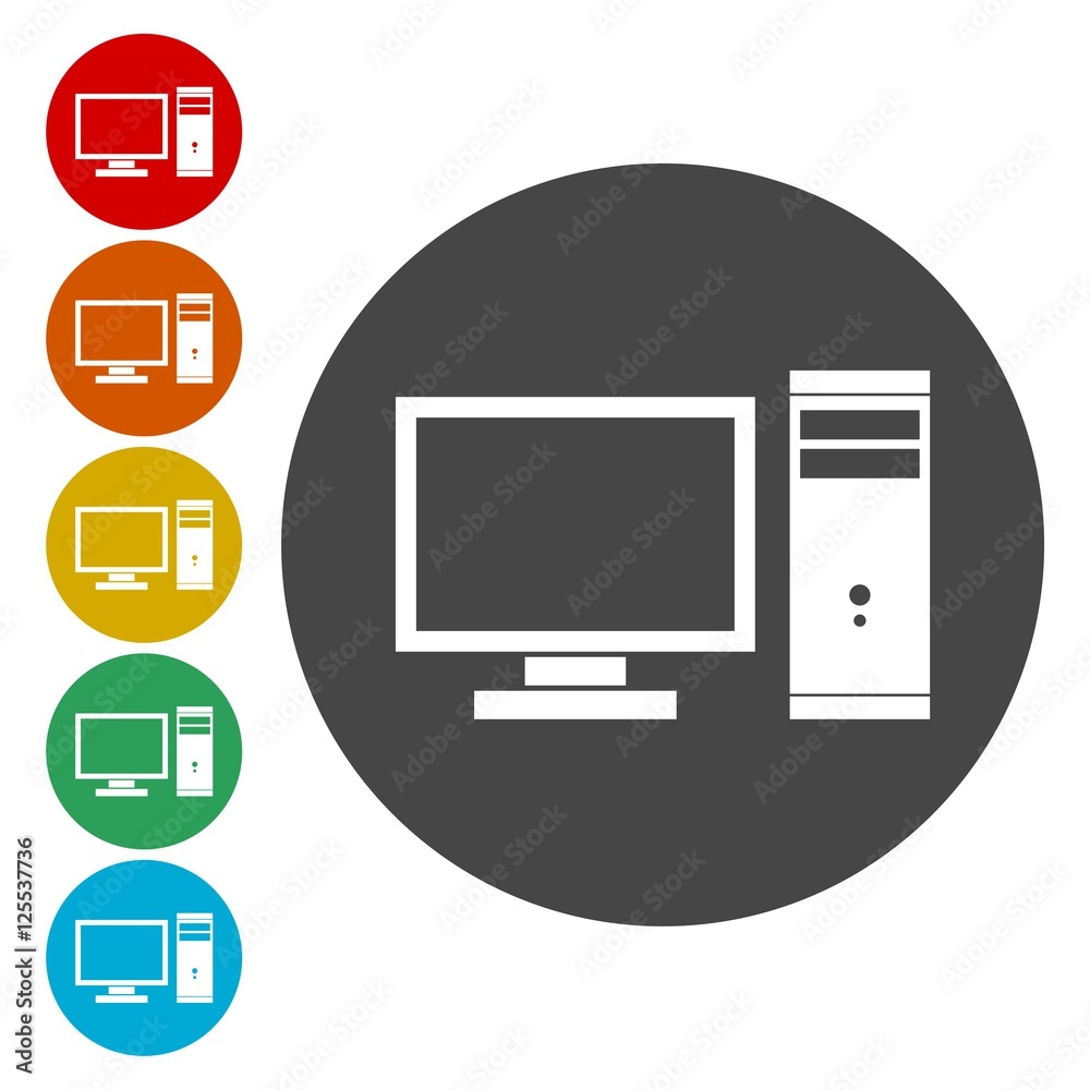 Vector Computer icon Vector Computer icon