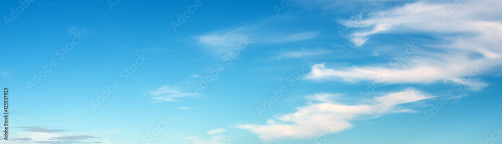 Fototapeta premium Sky ultramarine clouds