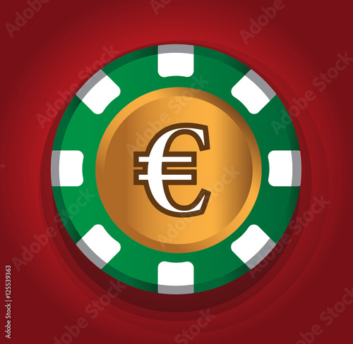 Euro-Coin Theme Design for Casino Concept