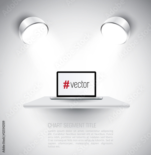 Scene With Spot Lights To Expose Your Product