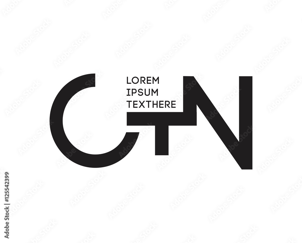 CTN Monogram design CTN Monogram design