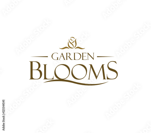 Garden Blooms Logo Concept