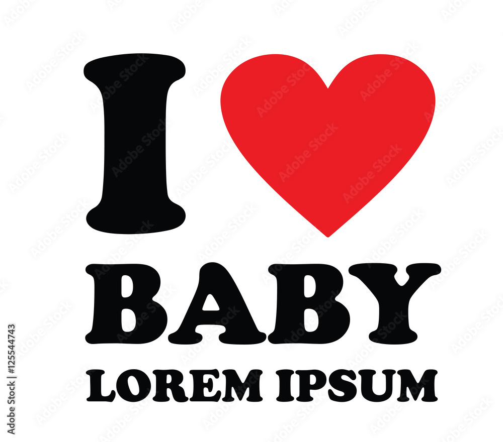 I Love Concepts Design Stock Vector | Adobe Stock