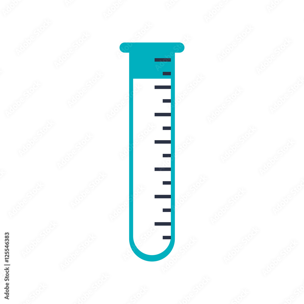 Laboratory tube icon. Medical and health care theme. Isolated design. Vector illustration Laboratory tube icon. Medical and health care theme. Isolated design. Vector illustration