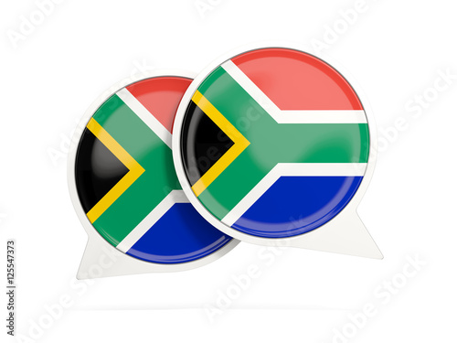 Flag of south africa, round chat icon Free Download Flag of south africa, round chat icon - GFXLoad