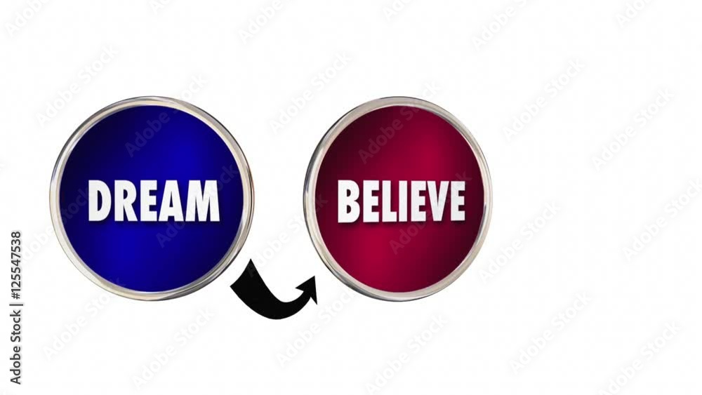 Dream Believe Achieve Circles Steps Plan Success 3d Animation Dream Believe Achieve Circles Steps Plan Success 3d Animation