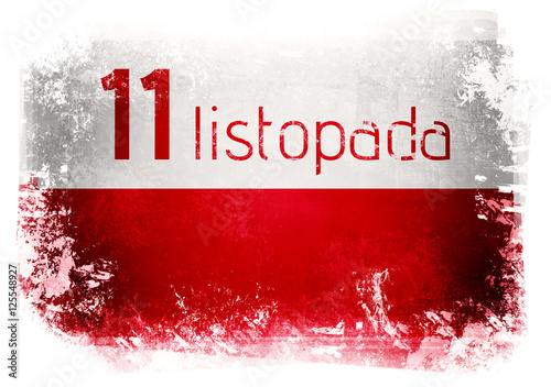 Flaga Polski - 11 listopada
