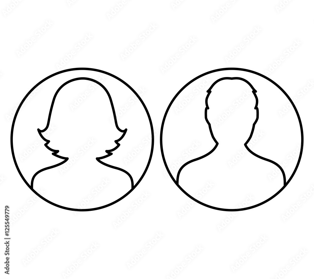 Linear Avatar Icon Linear Avatar Icon