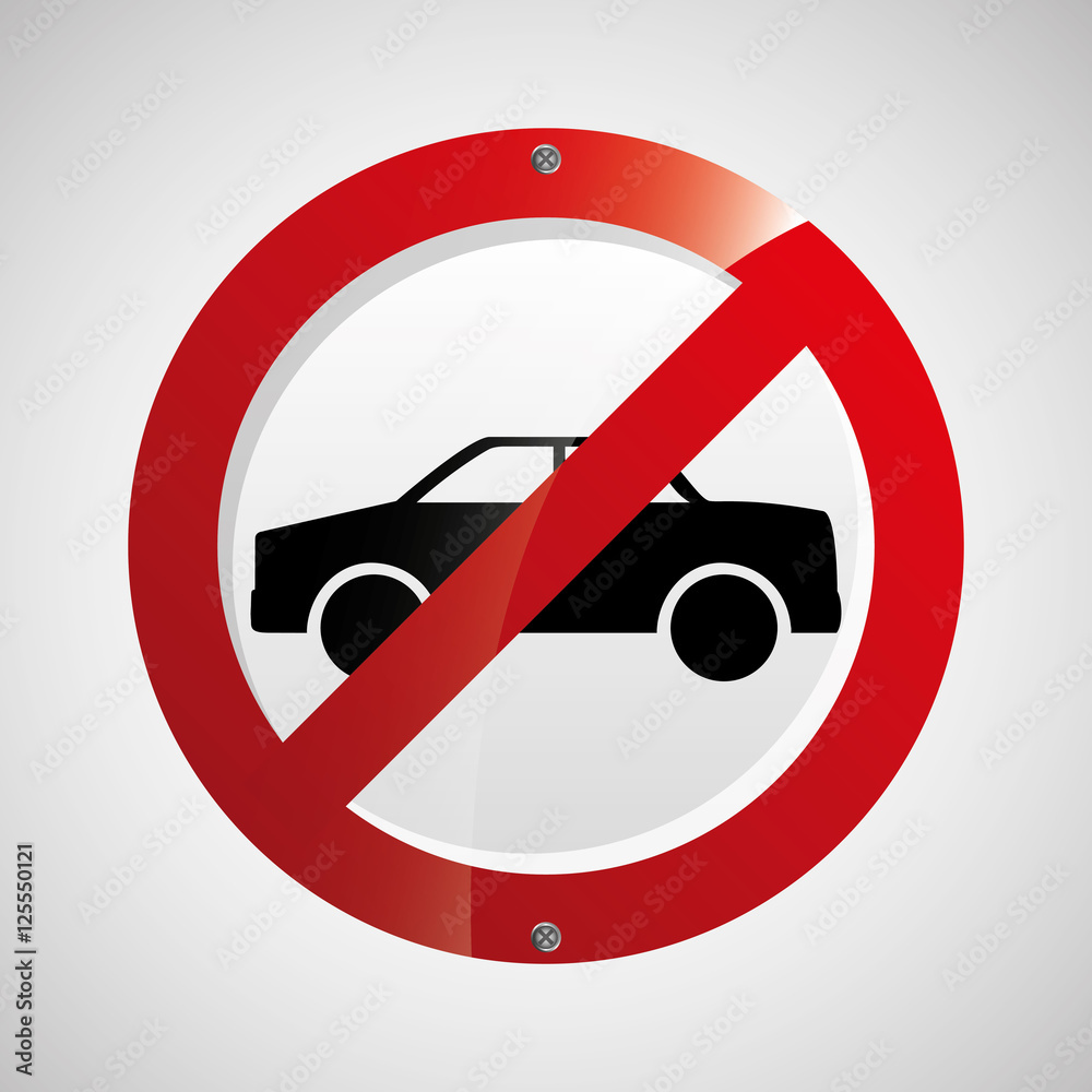 prohibited traffic sign round icon design vector illustration eps 10 prohibited traffic sign round icon design vector illustration eps 10