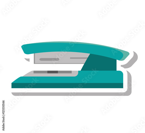 stapler office supply icon vector illustration design