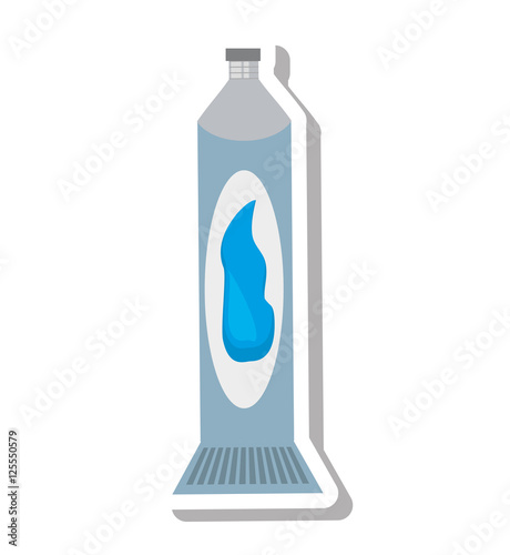 paint tube isolated icon vector illustration design
