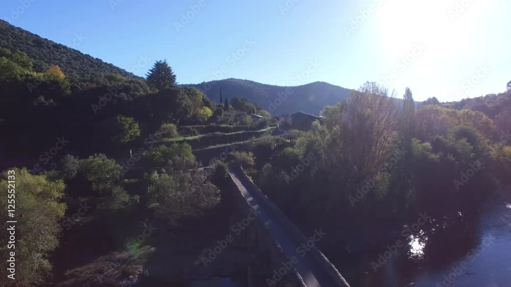 vue aerienne de pont