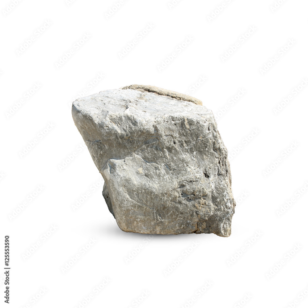 a stone on a white background a stone on a white background