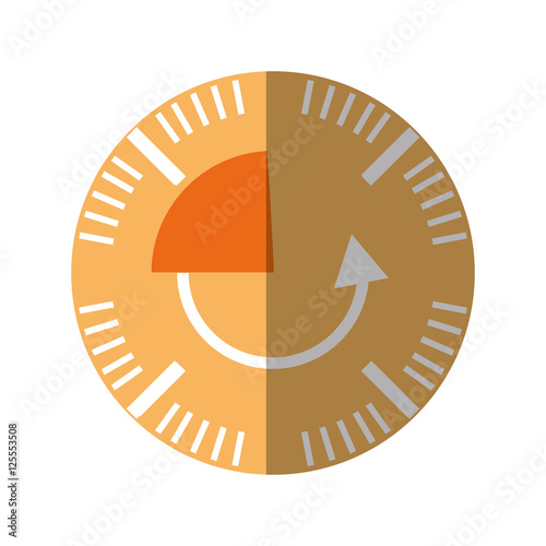 pressure gauge isolated icon vector illustration design
