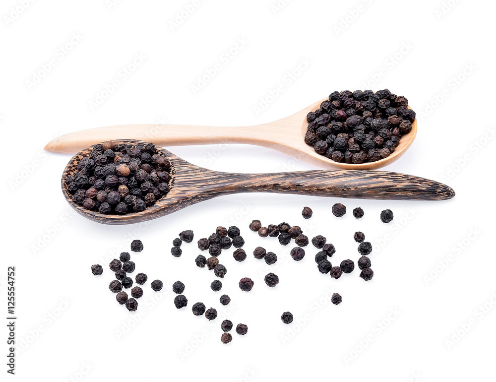 pepper corn on white background pepper corn on white background