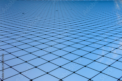 net and blue sky, texture of net