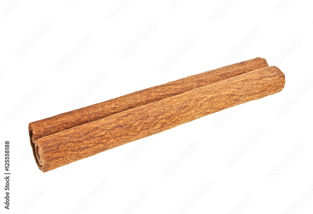 Cinnamon stick isolated on white background Cinnamon stick isolated on white background