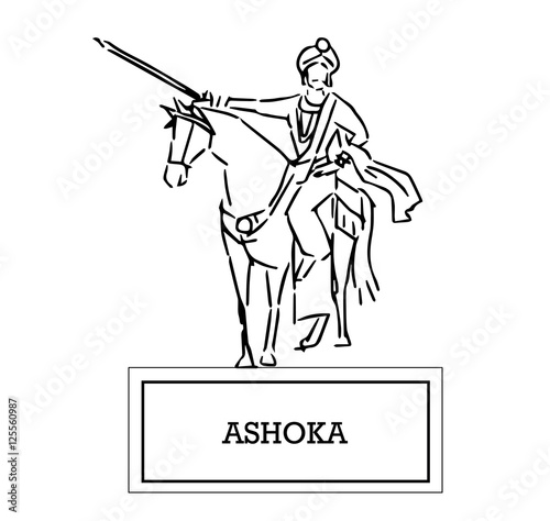 Illustration of Ashoka
