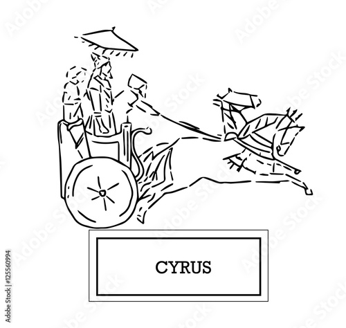 Illustration of Cyrus