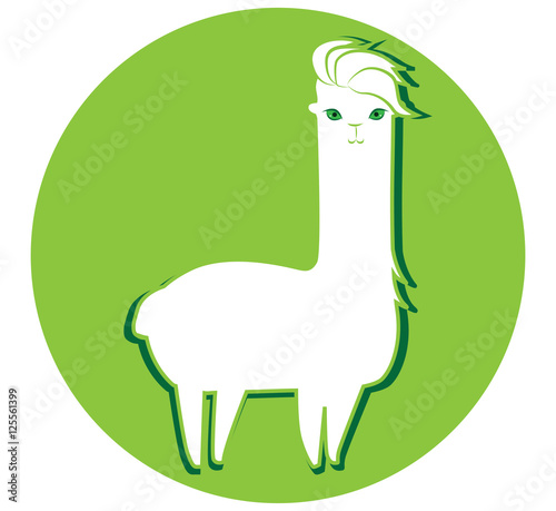 Lama Yarn Sticker