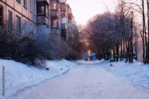 Photography pedestrian sidewalk winter