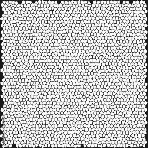 Abstract mosaic background. Stained-glass fashion graphic. Monochrome design. Modern stylish texture. Vector illustration. Used for wallpaper, pattern fills, web page,background,surface textures.