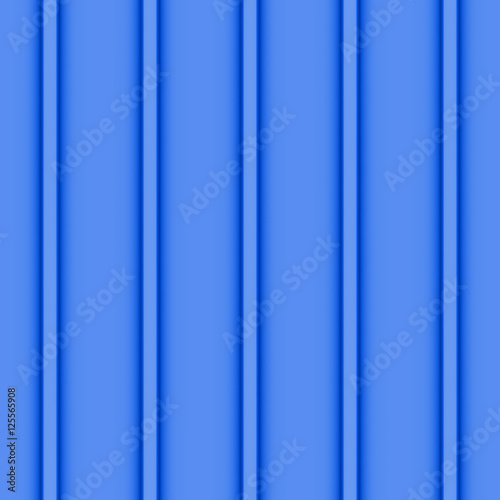 Metallic roof seamless pattern. Blue color. Classic style. Vector illustration